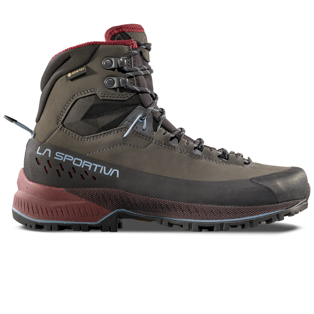 La Sportiva bota montaña cuero mujer TX5 Evo Mid Woman GTX lateral exterior