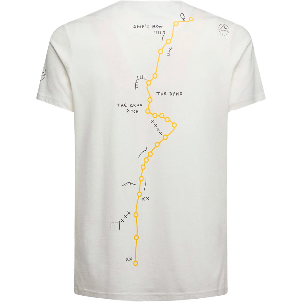 La Sportiva camiseta montaña manga corta hombre Dawn Wall T-Shirt M vista trasera