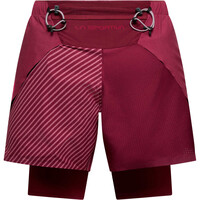 La Sportiva pantalón running mujer Flow 5 Short W vista trasera
