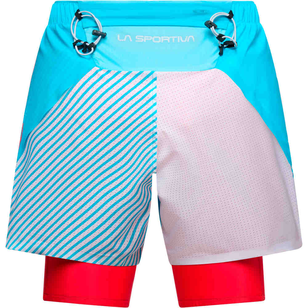 La Sportiva pantalón running mujer Flow 5 Short W vista trasera