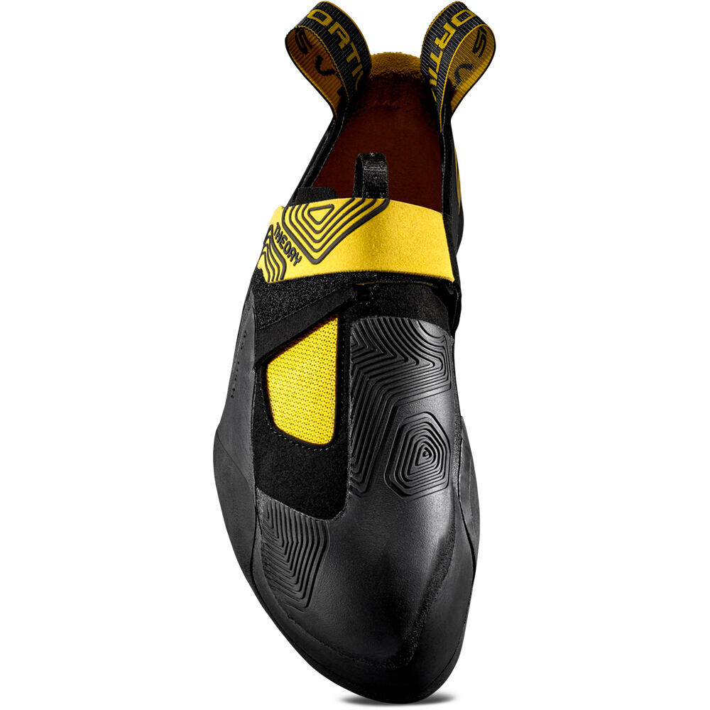 La Sportiva pies de gato Theory lateral interior