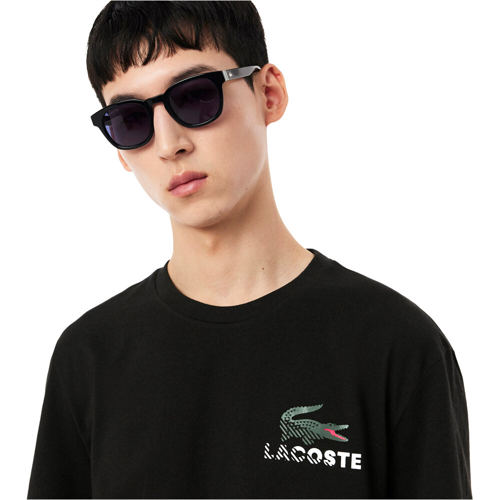 Lacoste camiseta manga corta hombre Tee graphic bak entry vista detalle