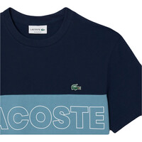 Lacoste camiseta manga corta hombre Tee-shirt big bloq vista trasera