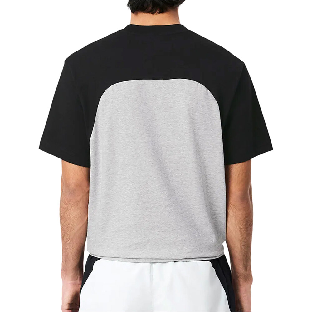 Lacoste camiseta manga corta hombre Tee-shirt bloq vista trasera