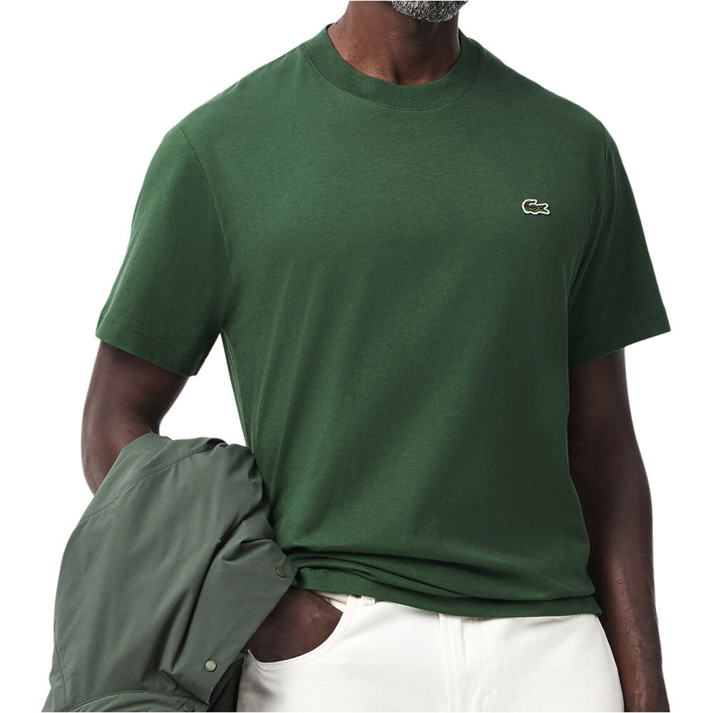 Lacoste camiseta manga corta hombre Tee-shirt crew neck vista frontal