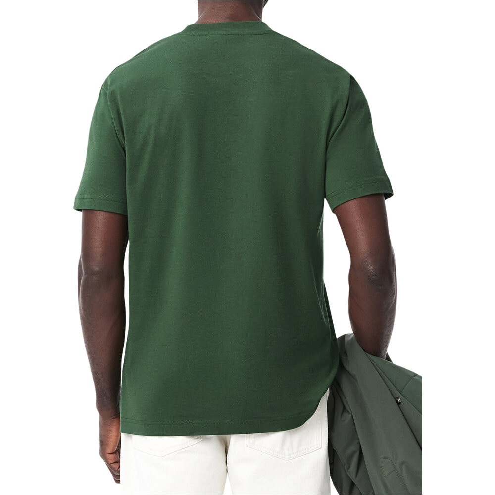 Lacoste camiseta manga corta hombre Tee-shirt crew neck vista trasera