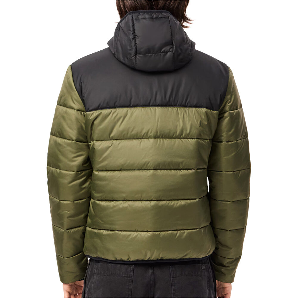 Lacoste chaquetas hombre jacket hood vista trasera