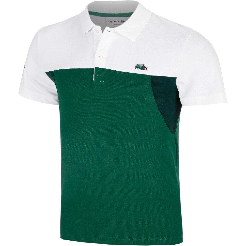 Lacoste polo manga corta hombre polo bicolor entry vista frontal