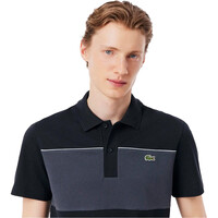 Lacoste polo manga corta hombre Polo MC Bloq core vista detalle