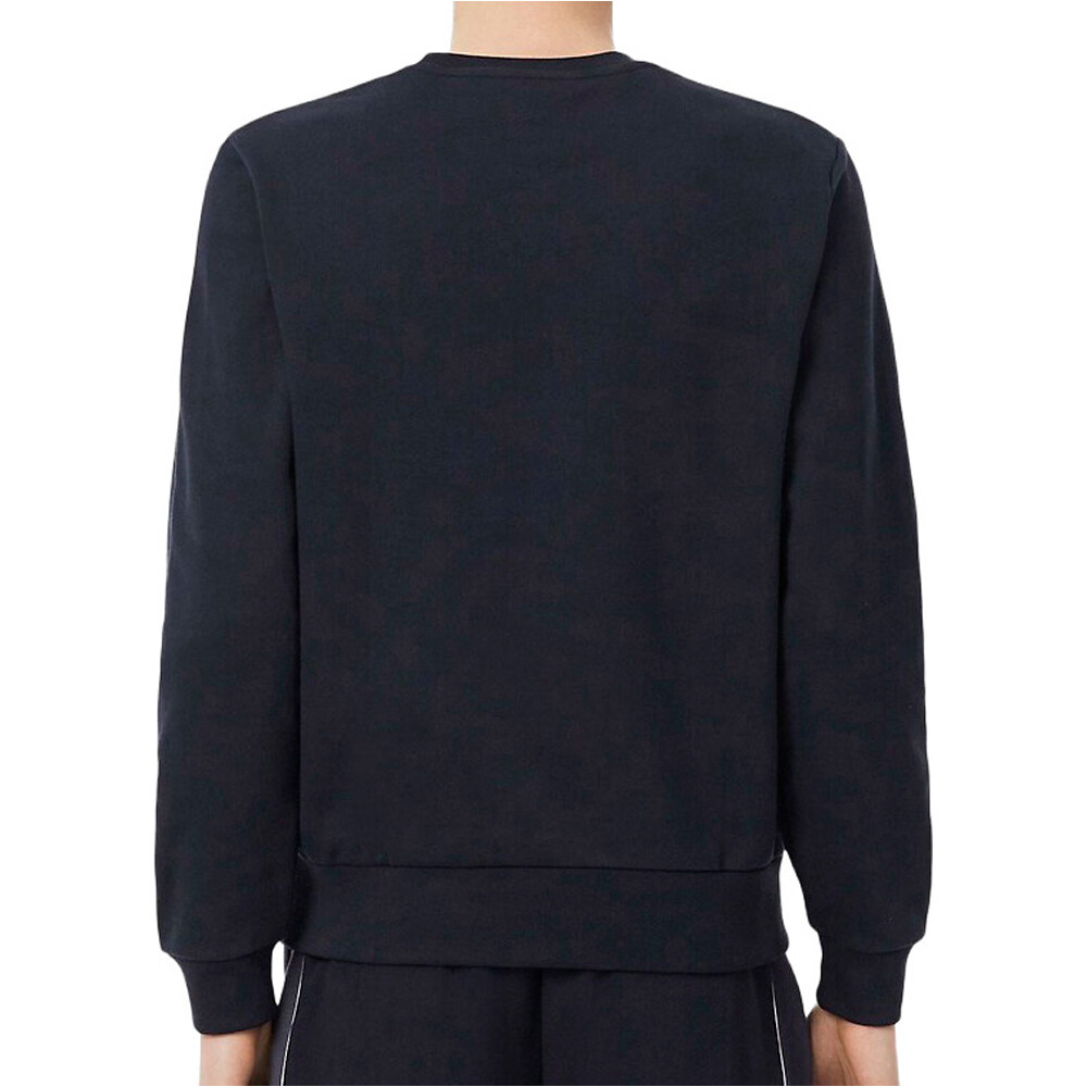 Lacoste sudadera hombre Sweat crew bloq core vista trasera