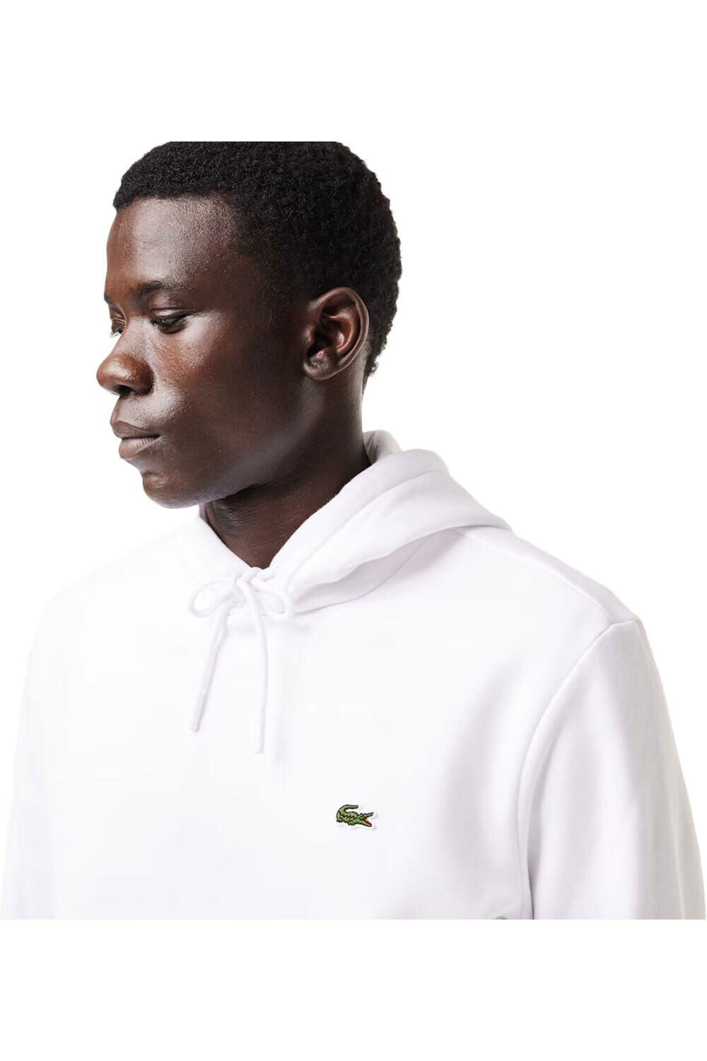 Lacoste sudadera hombre sweatshirt classic hoody vista detalle