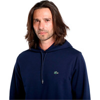 Lacoste sudadera hombre sweatshirt entry hoody vista detalle