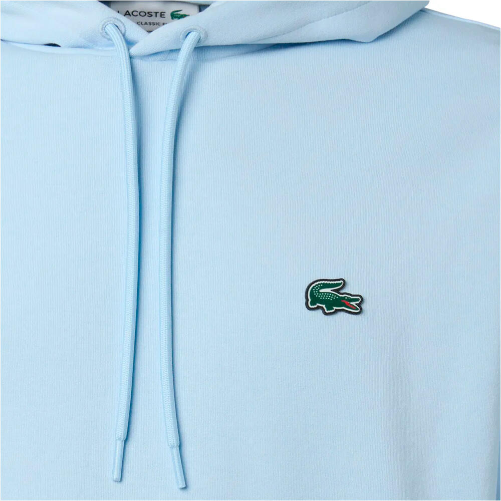 Lacoste sudadera hombre sweatshirt entry hoody vista detalle