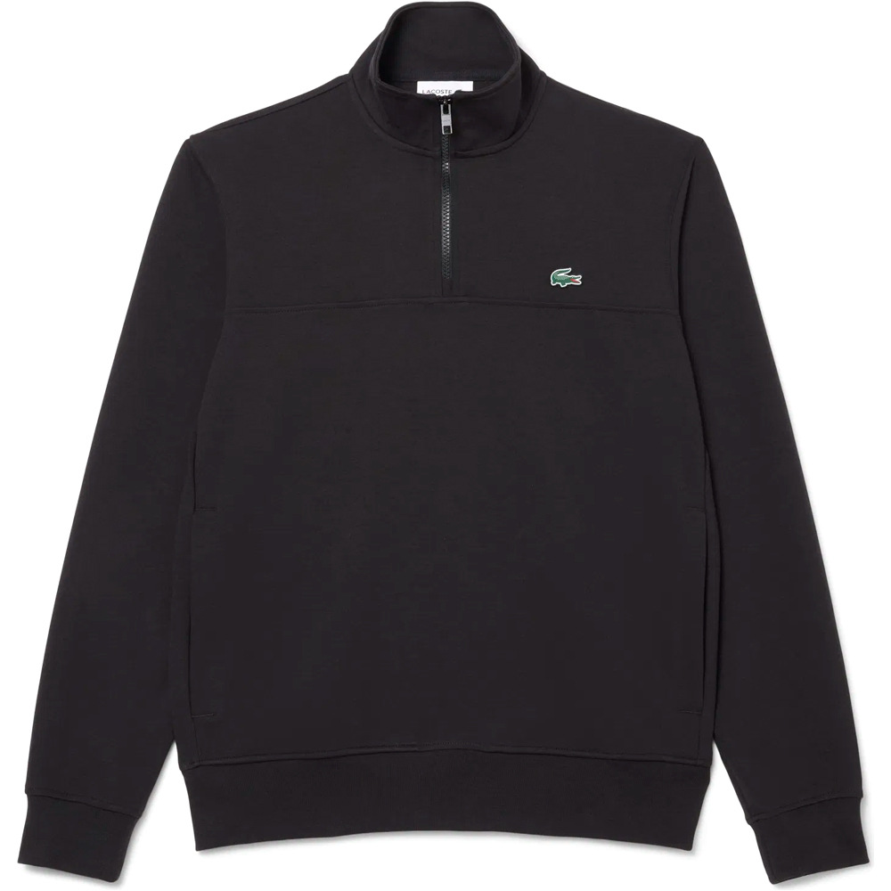 Lacoste sudadera hombre sweatshirt halfzip entry vista detalle