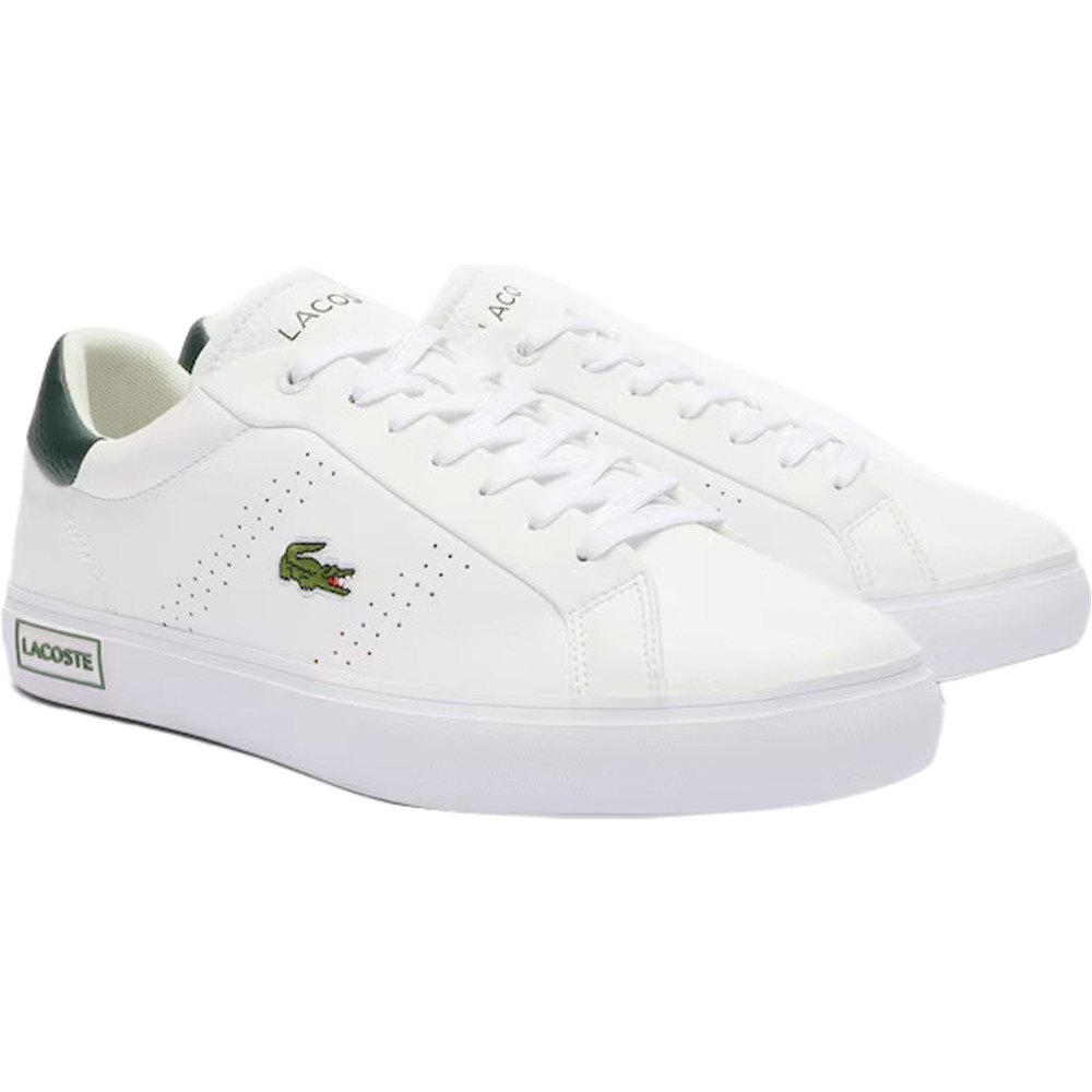 Lacoste zapatilla moda hombre POWERCOURT 2.0 LEATHER puntera