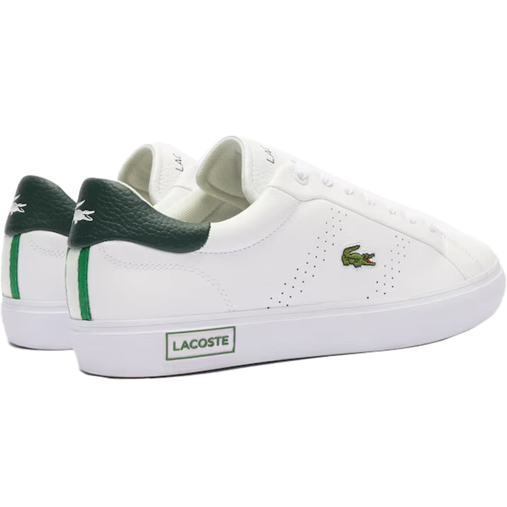 Lacoste zapatilla moda hombre POWERCOURT 2.0 LEATHER vista superior