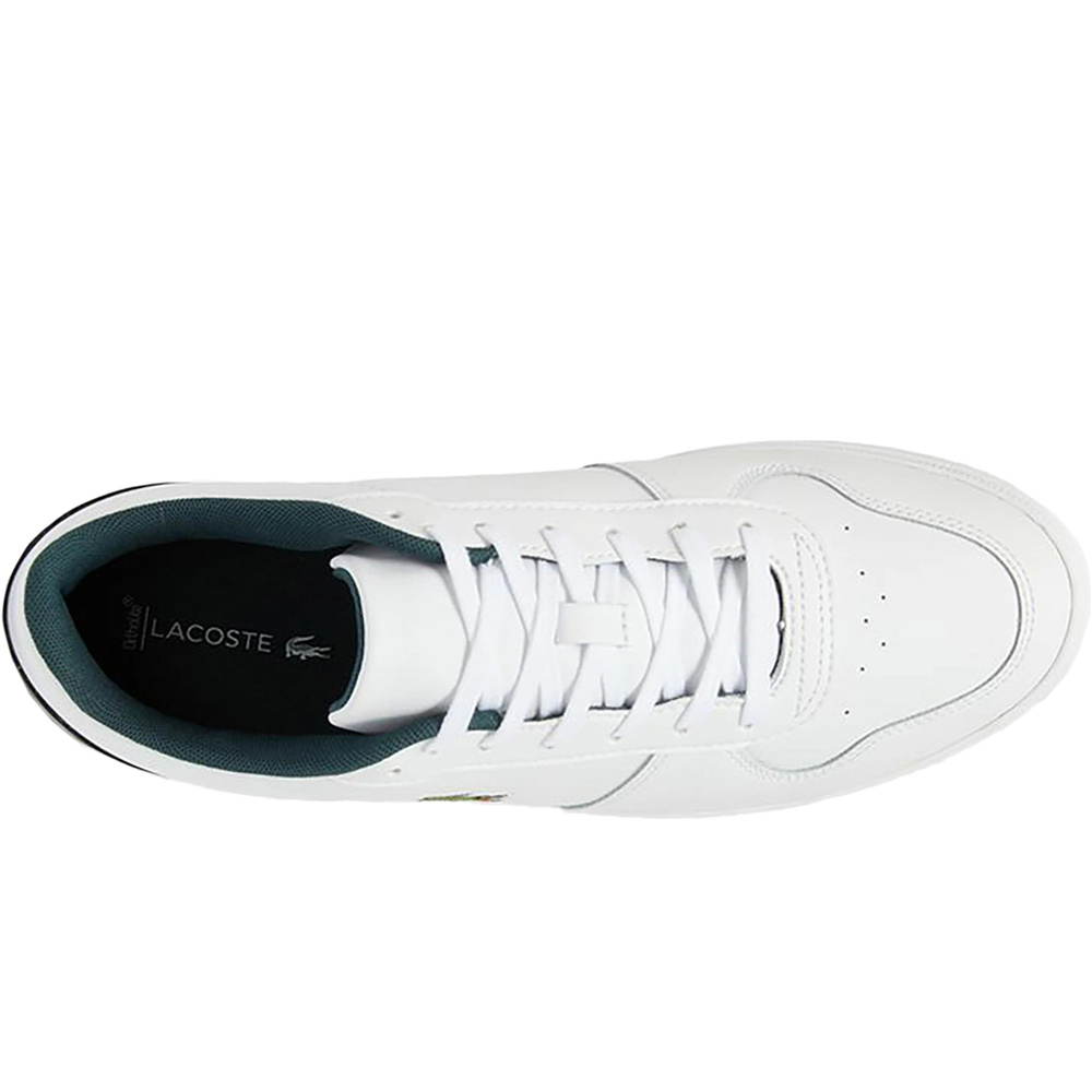 Lacoste zapatilla moda hombre T-BASE vista superior