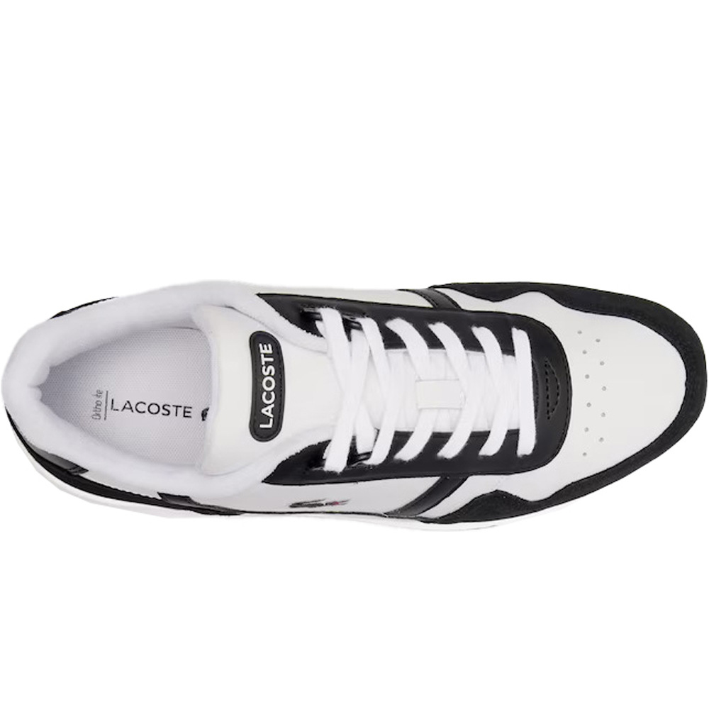 Lacoste zapatilla moda hombre T-CLIP LOGO LEATHER 06