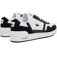 Lacoste zapatilla moda hombre T-CLIP LOGO LEATHER vista superior