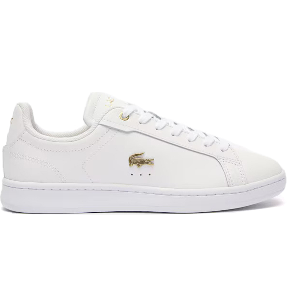 Lacoste zapatilla moda mujer CARNABY PRO LEATHER SNEAKERS lateral exterior