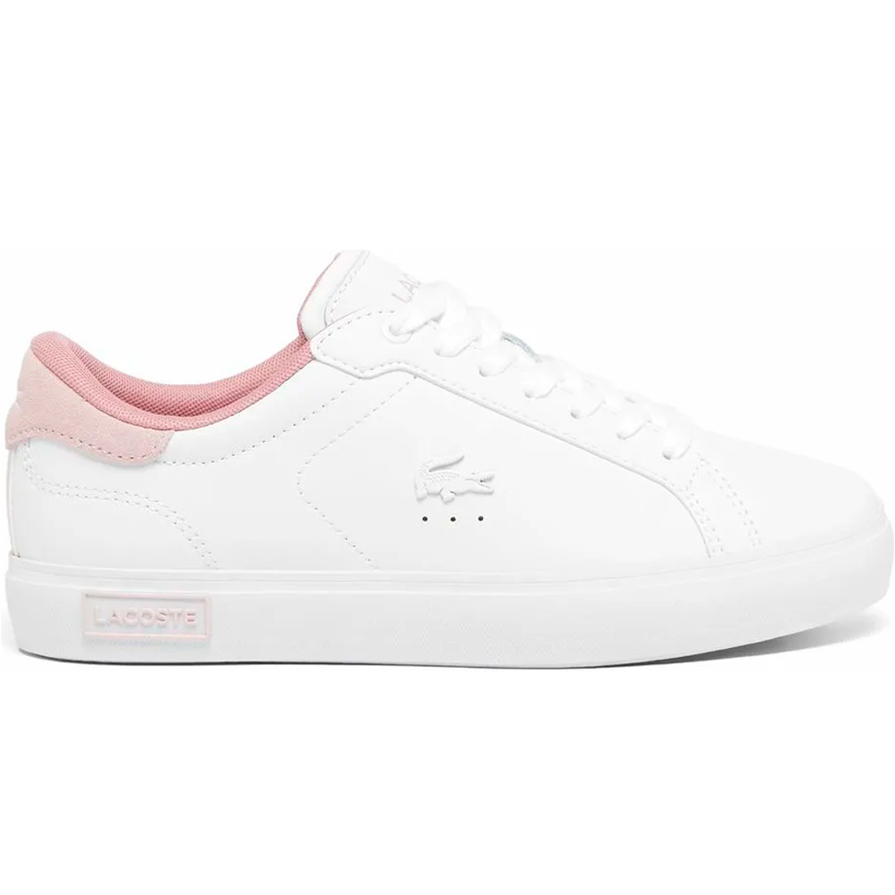 Lacoste zapatilla moda mujer POWERCOURT 125 1 SFA lateral exterior