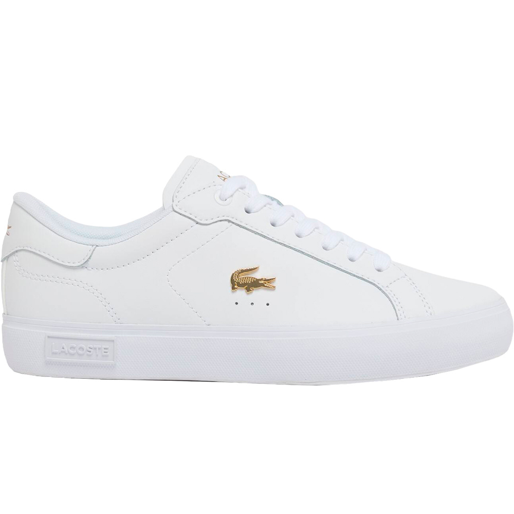 Lacoste zapatilla moda mujer POWERCOURT 126 3 SFA lateral exterior