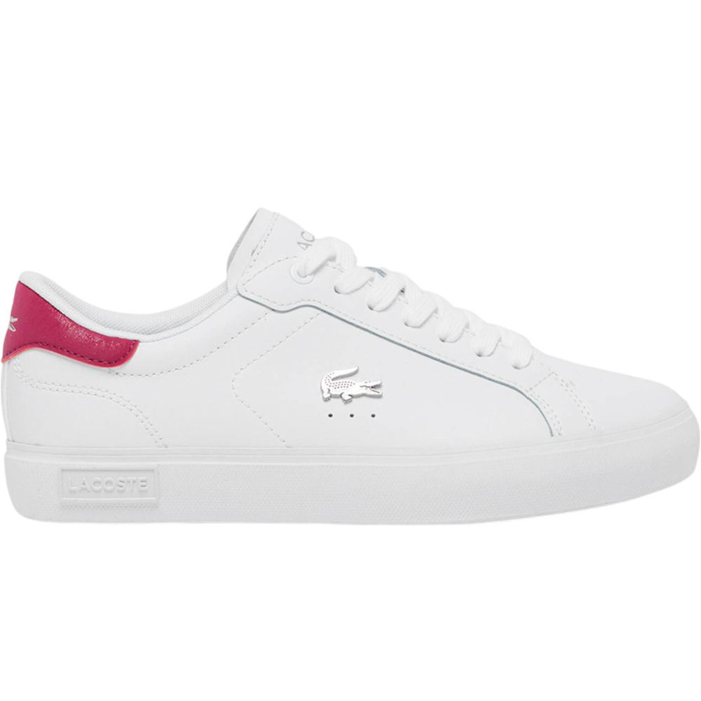 Lacoste zapatilla moda mujer POWERCOURT 126 lateral exterior