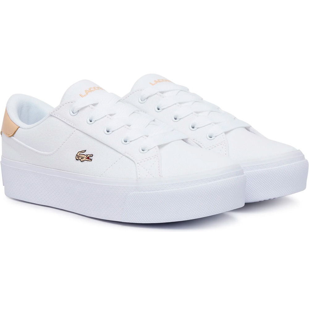 Lacoste zapatilla moda mujer ZIANE PLATFORM lateral interior