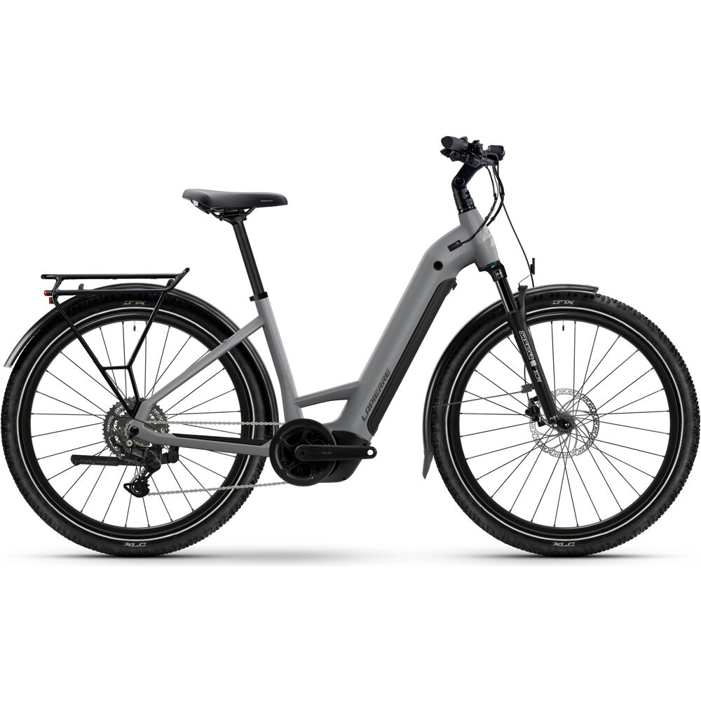 Lapierre bicicleta paseo E-EXPLORER 5.5 LOW GR vista frontal