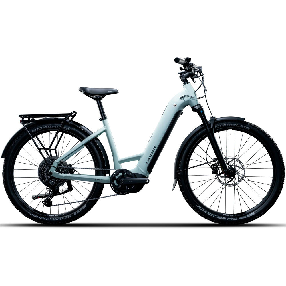 Lapierre bicicleta paseo E-EXPLORER 7.6 LOW VE vista frontal