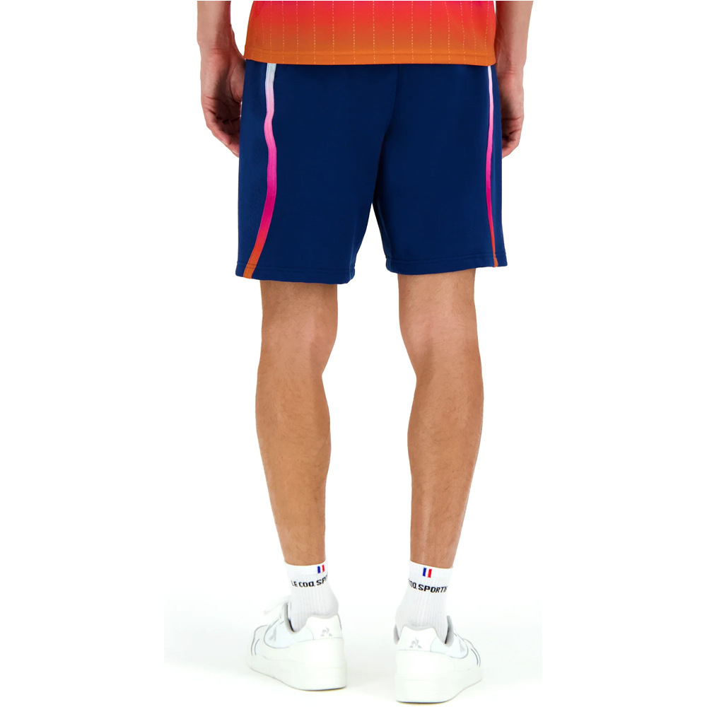 Le Coq Sportif bermudas hombre CONTEMPORAIN LF Short Regular M vista trasera