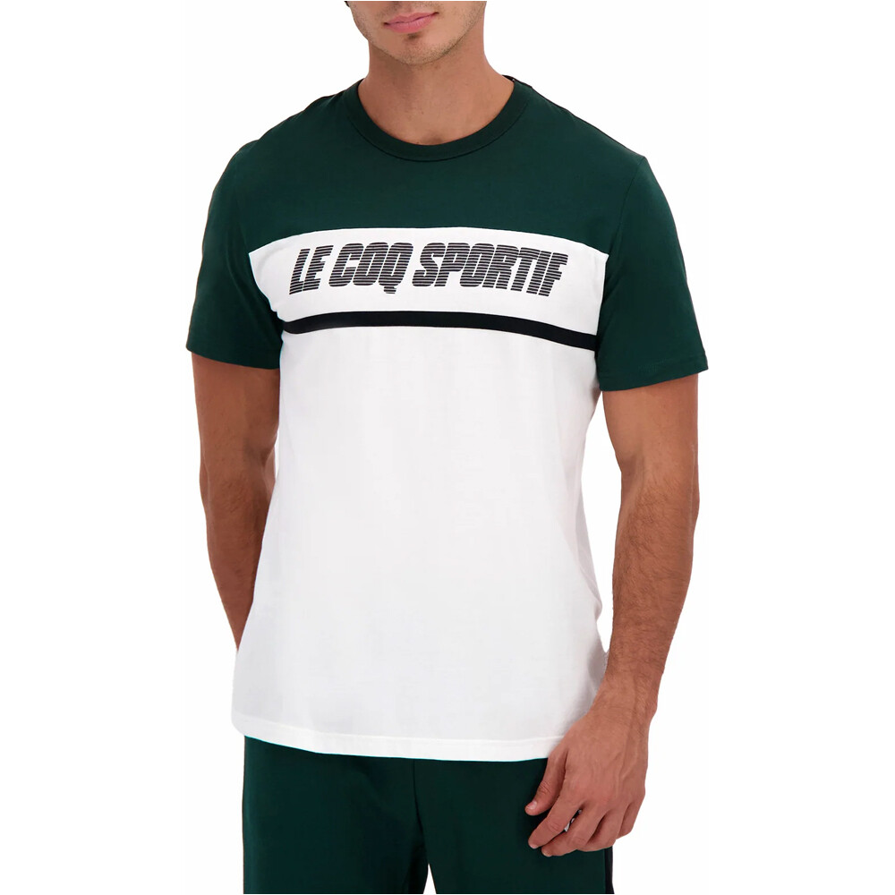 Le Coq Sportif camiseta manga corta hombre CONTEMPORAIN SP Tee SS N1 M vista frontal