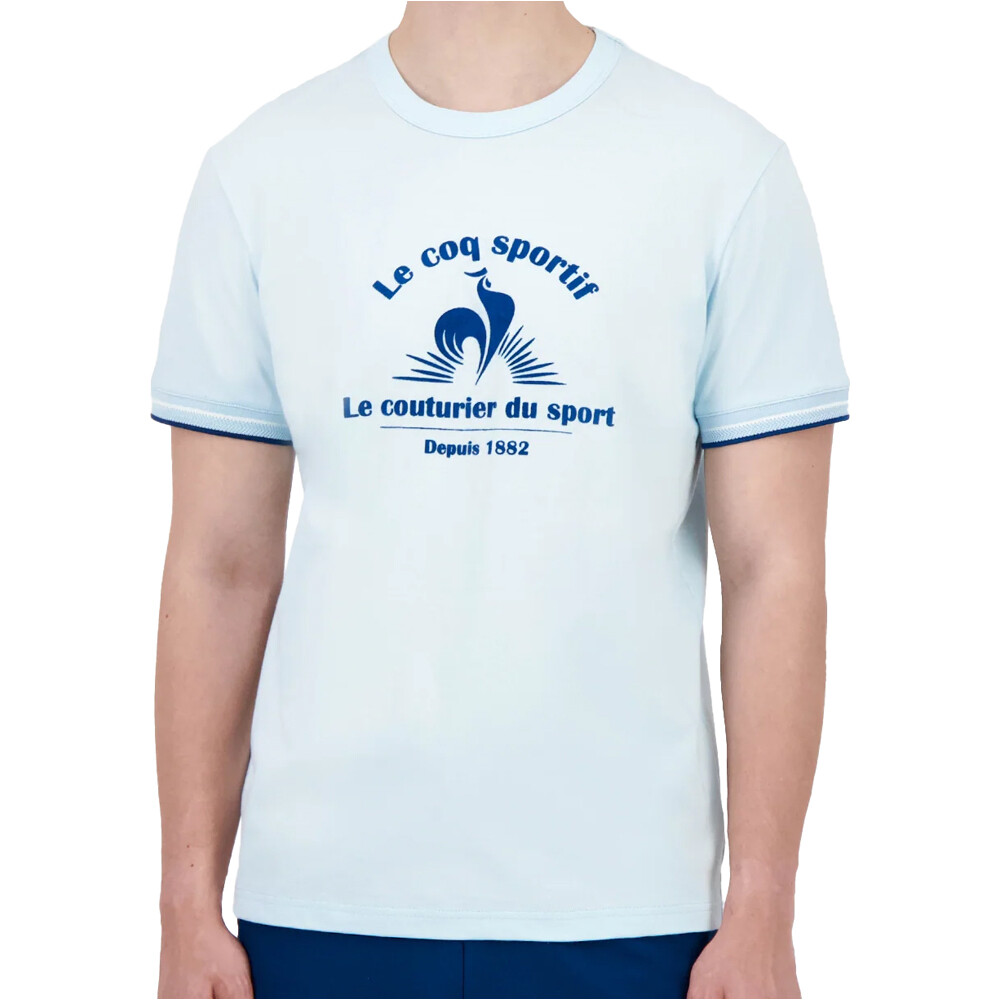 Le Coq Sportif camiseta manga corta hombre HERITAGE LF Tee SS N2 M vista frontal
