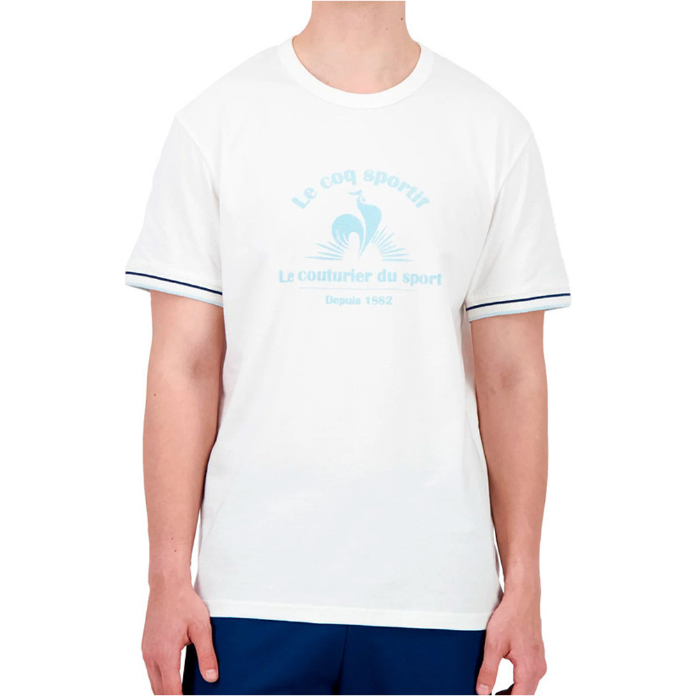 Le Coq Sportif camiseta manga corta hombre HERITAGE LF Tee SS N2 M vista frontal