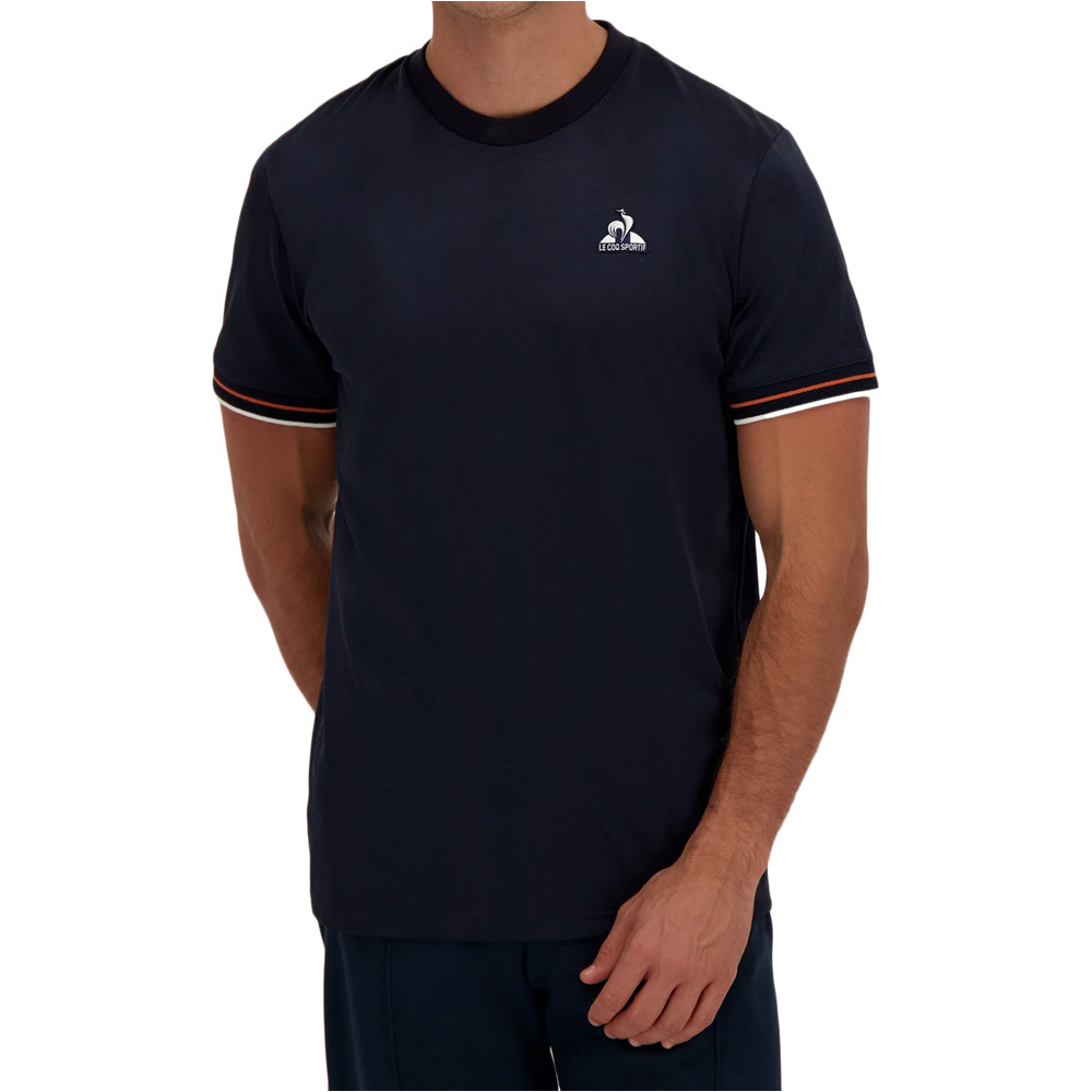 Le Coq Sportif camiseta manga corta hombre HERITAGE Tee SS N3 M vista frontal