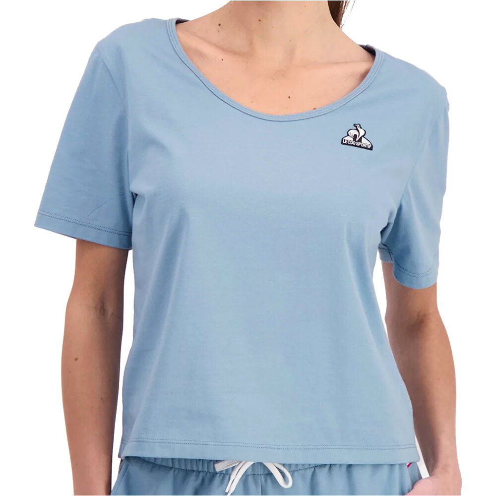 Le Coq Sportif camiseta manga corta mujer ESS Tee SS N1 W vista frontal