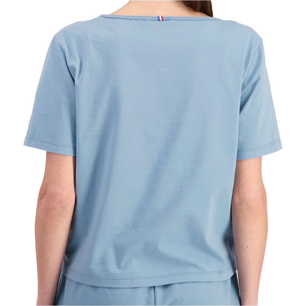 Le Coq Sportif camiseta manga corta mujer ESS Tee SS N1 W vista trasera