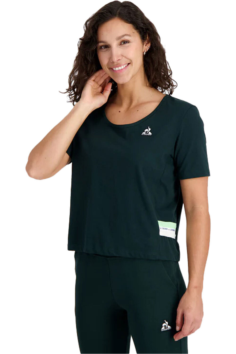 Le Coq Sportif camiseta manga corta mujer SAISON Tee SS N2 W vista frontal