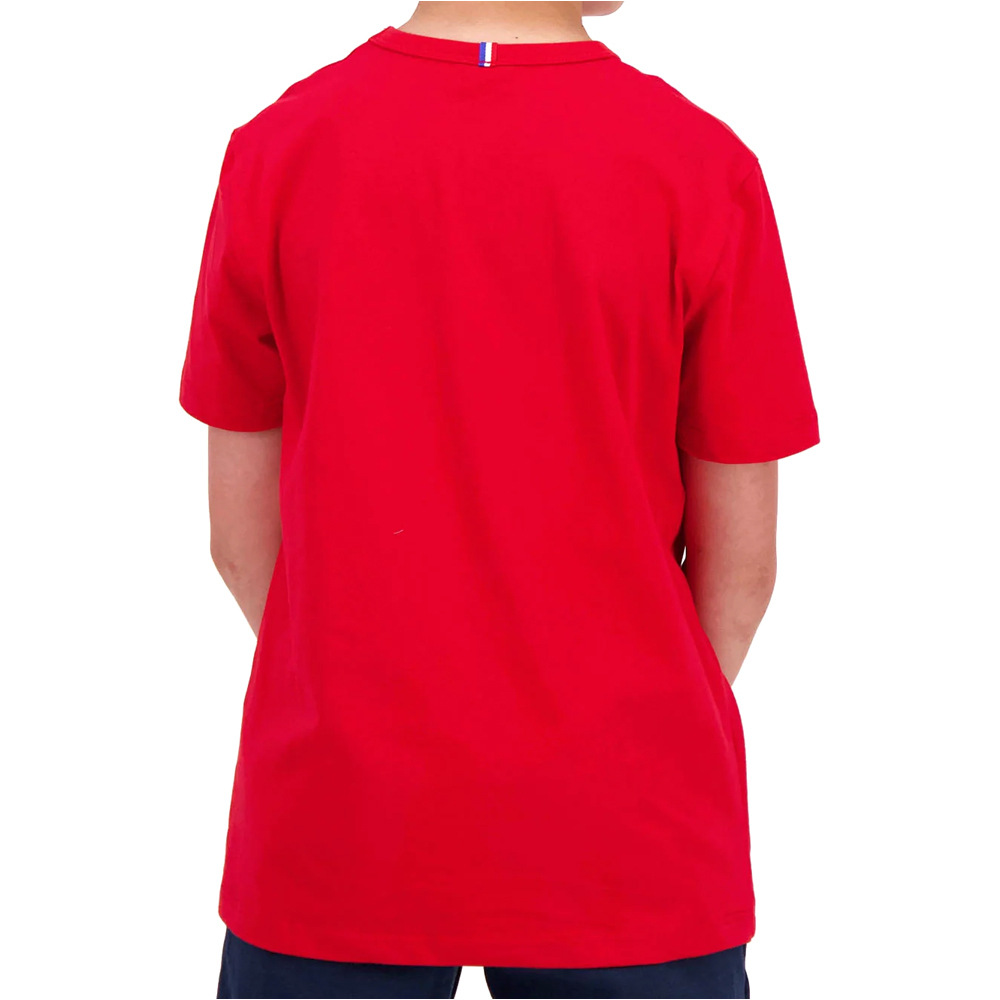 Le Coq Sportif camiseta manga corta niño BAT Tee SS N3 Enfant vista trasera