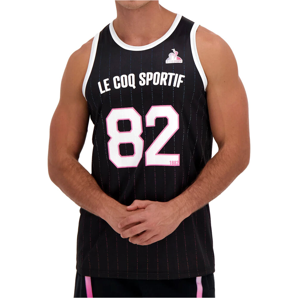Le Coq Sportif camiseta tirantes hombre CONTEMPORAIN BASKET Deb. N°1 M vista frontal