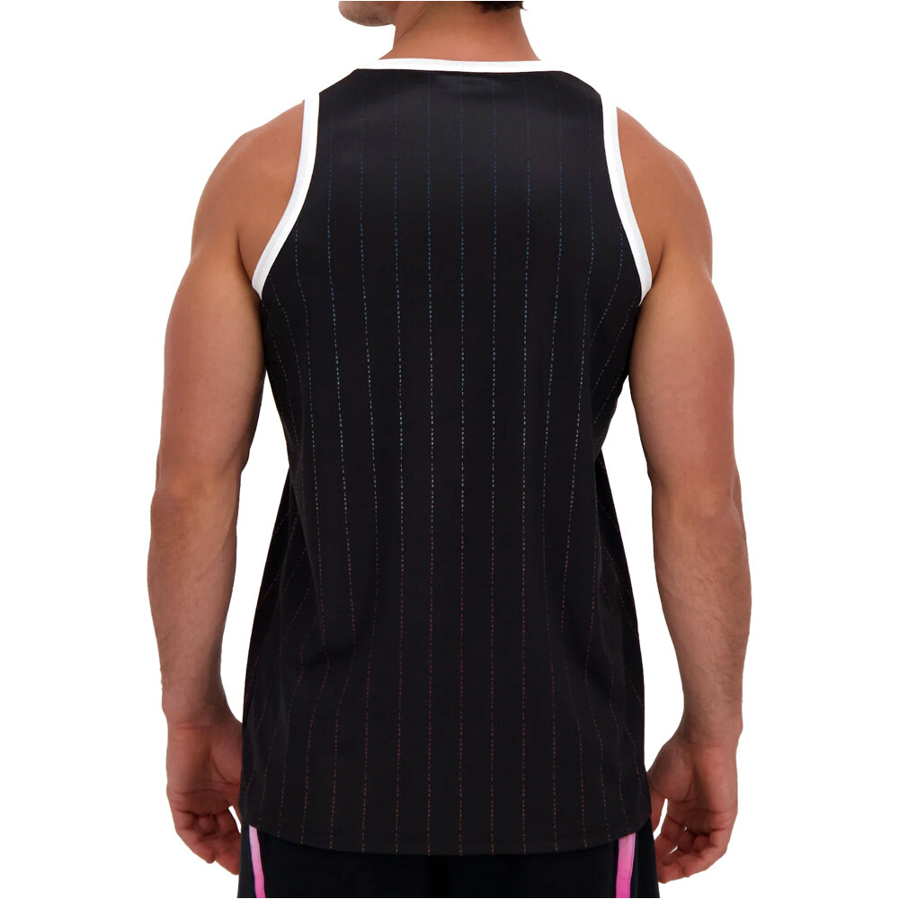 Le Coq Sportif camiseta tirantes hombre CONTEMPORAIN BASKET Deb. N°1 M vista trasera