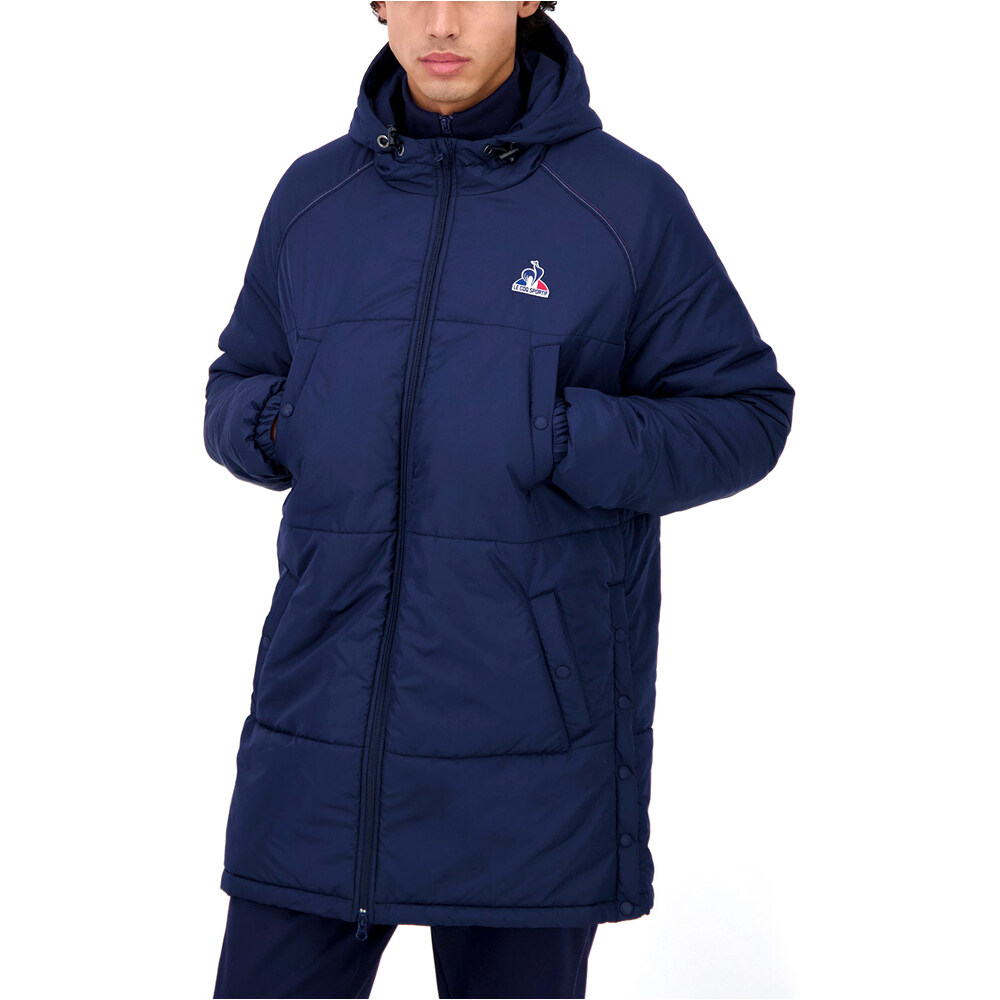 Le Coq Sportif chalecos hombre TRI LF Doudoune N1 M vista frontal