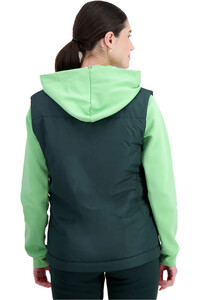 Le Coq Sportif chalecos mujer SAISON Doudoune SL Hybride N1 W vista trasera