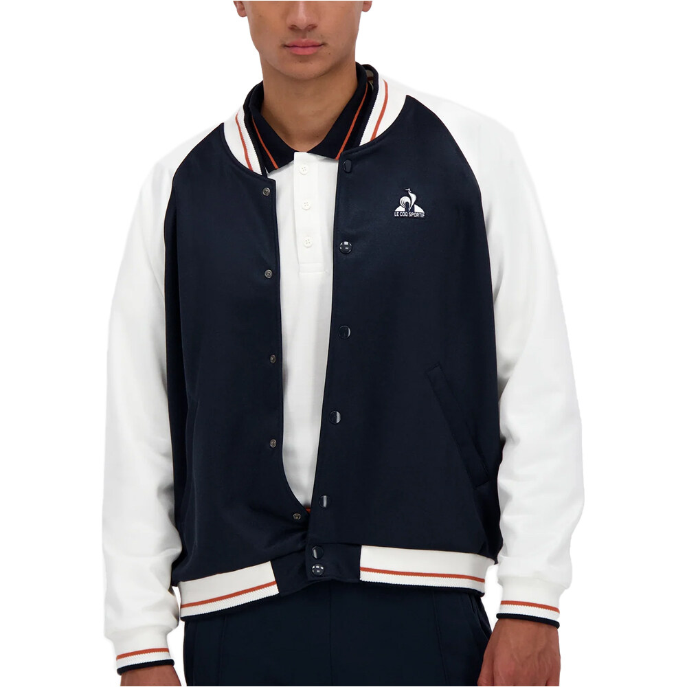 Le Coq Sportif chaquetas hombre HERITAGE Bomber N1 M vista frontal