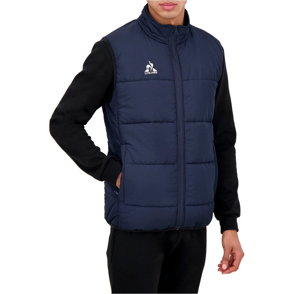 Le Coq Sportif chaquetas hombre TRAINING Doudoune light SL N1 M vista frontal