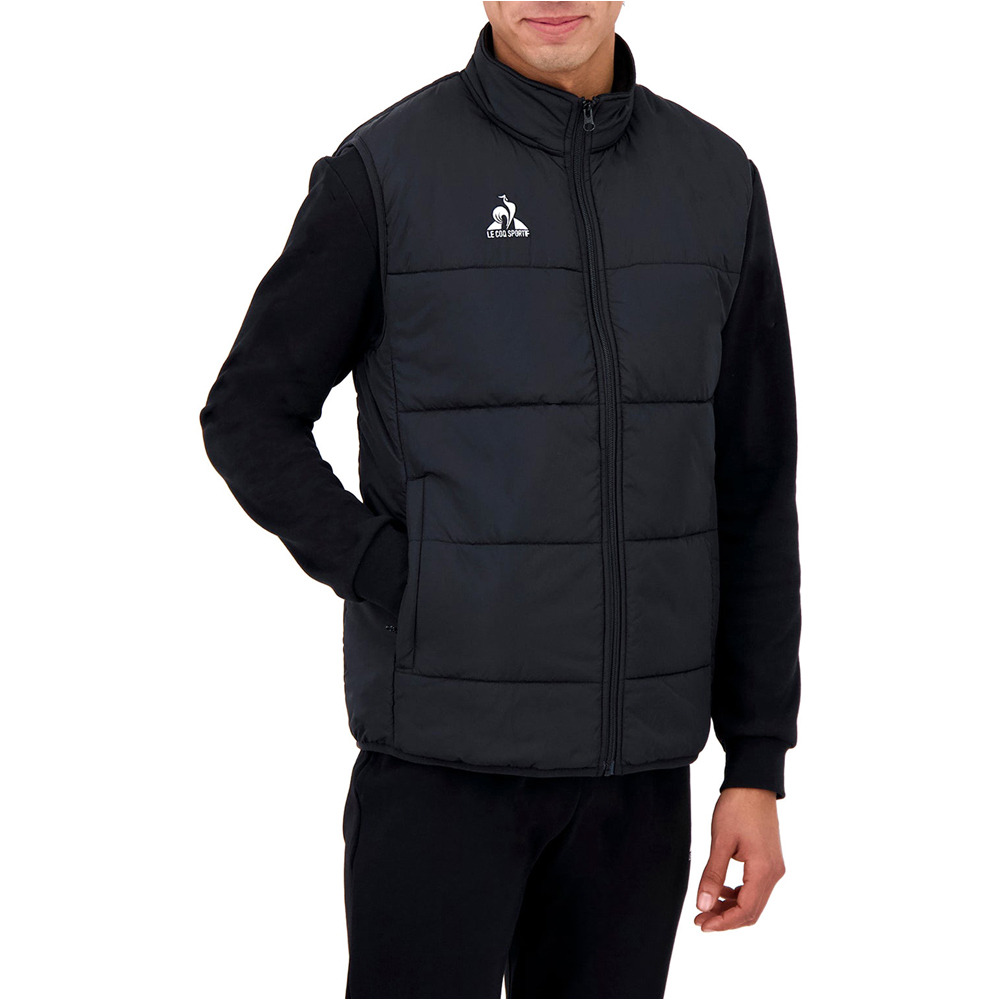 Le Coq Sportif chaquetas hombre TRAINING Doudoune light SL N1 M vista frontal