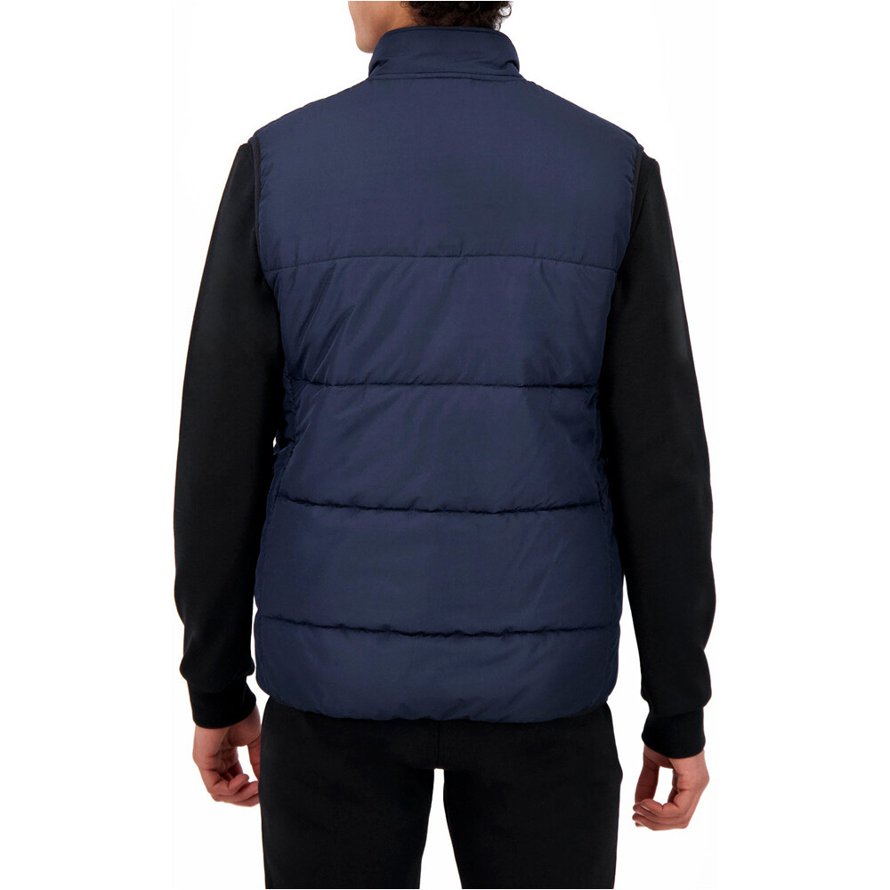 Le Coq Sportif chaquetas hombre TRAINING Doudoune light SL N1 M vista trasera