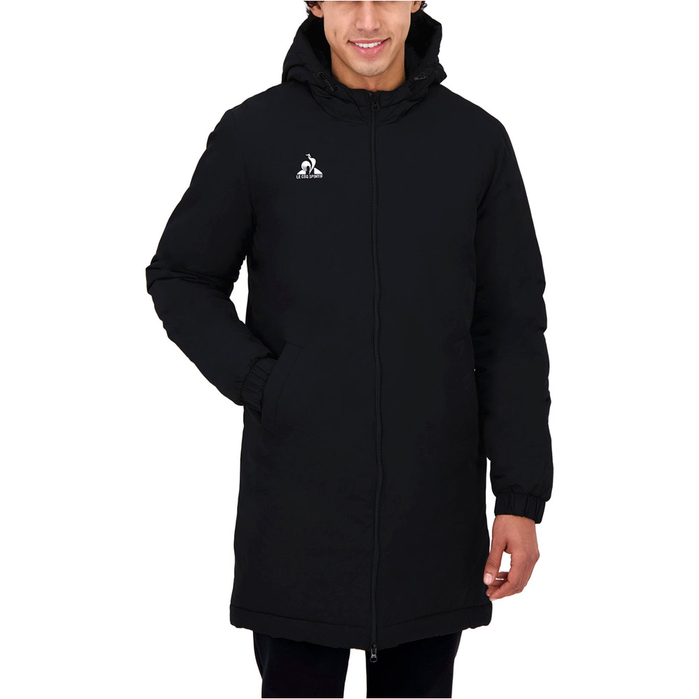 Le Coq Sportif chaquetas hombre TRAINING Parka de banc Club N1 M vista frontal