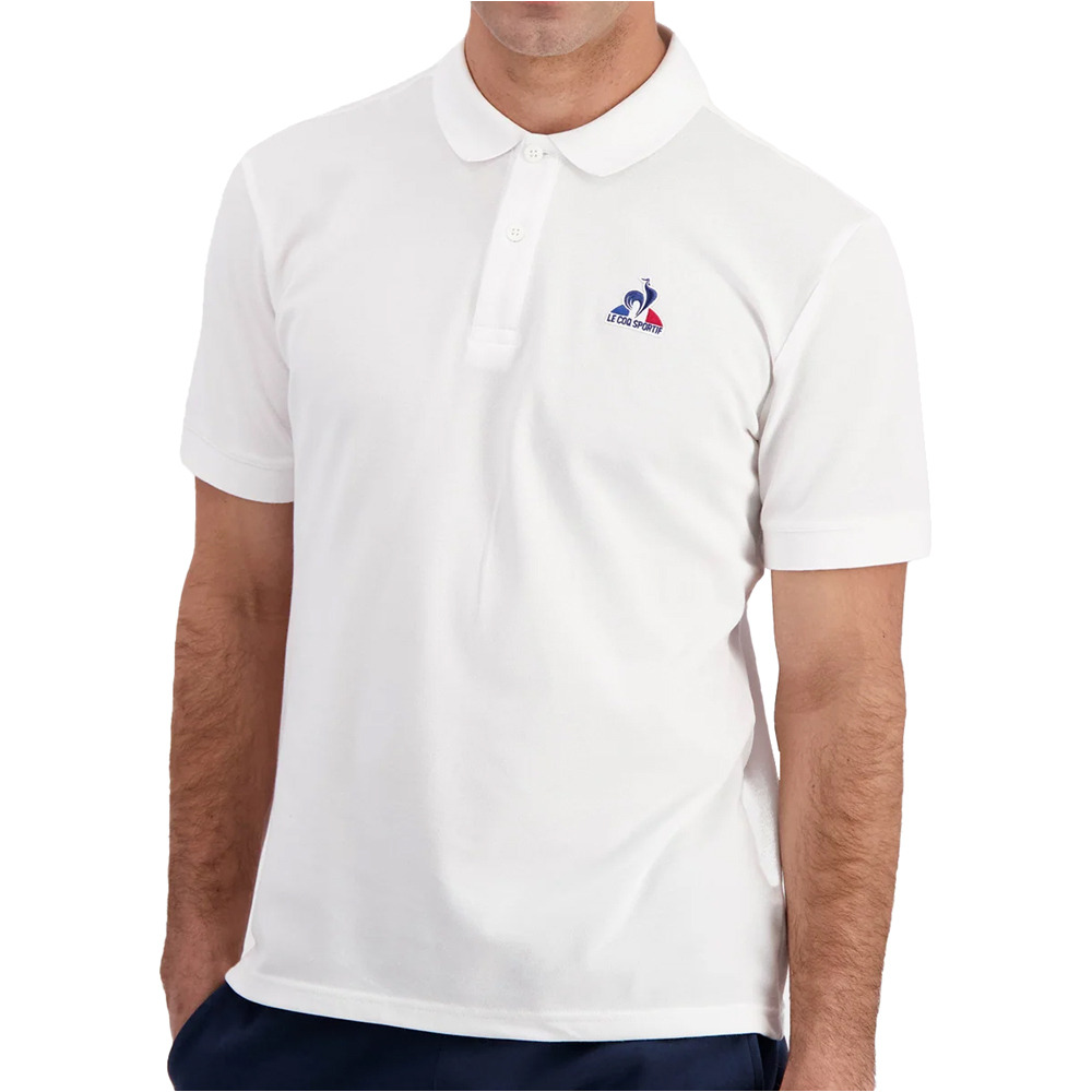 Le Coq Sportif polo manga corta hombre ESS Polo SS N1 M vista frontal