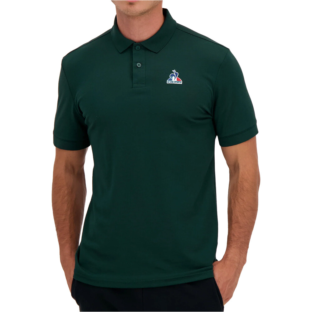 Le Coq Sportif polo manga corta hombre ESS Polo SS N1 M vista frontal